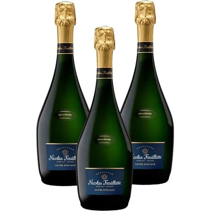 Champagne Nicolas Feuillatte Cuvée Spéciale Millésimé 2018 - 3 bouteilles