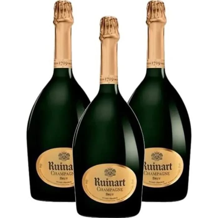 Lot de 3 Champagnes Ruinart R de Ruinart Brut - 75 cl