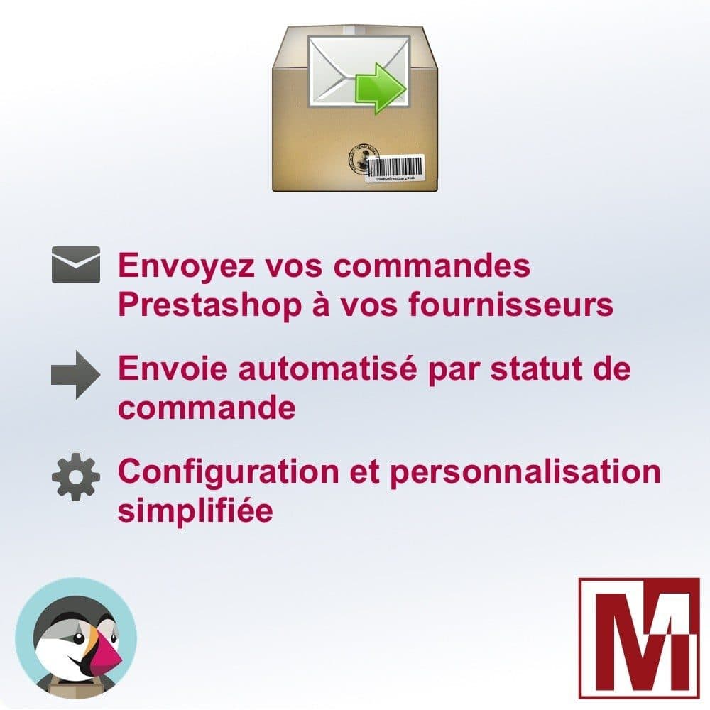 Envoyez vos commandes Ă vos fournisseurs par email