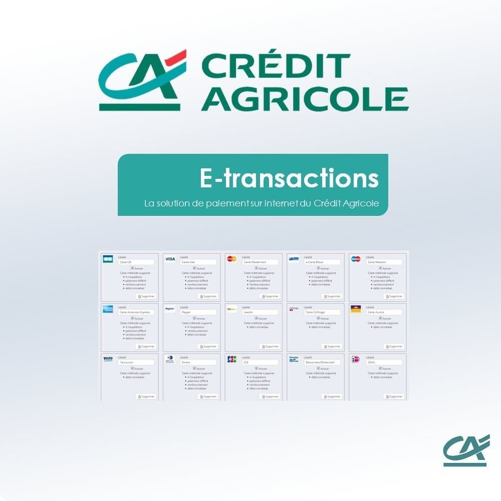 Installation module de paiement Crédit Agricole E-transactions