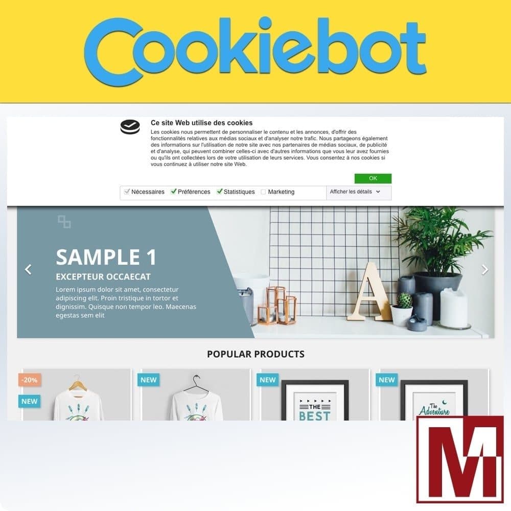 Cookiebot - Surveillance et contrĂ´le des cookies