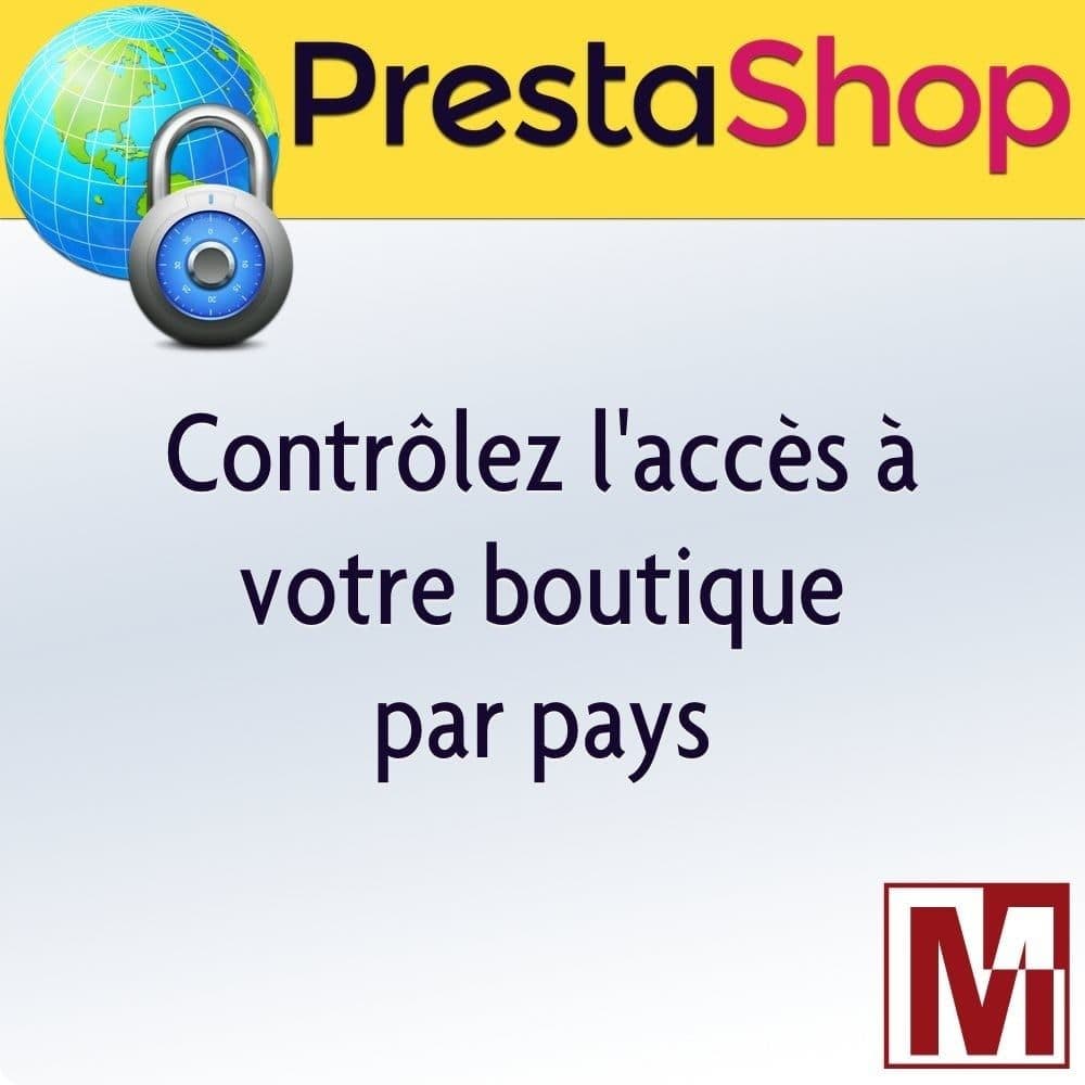 Contrôlez l’accès à votre site selon les pays