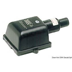 Crépine en plastique noir