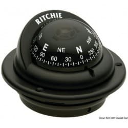 Compas RITCHIE Trek 2' 1/4 (57 mm) avec compensateurs et éclairage