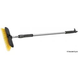 Balais-brosse télescopique Mafrast en aluminium anodisé avec robinet de fermeture pivotant