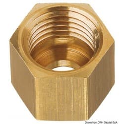 Ecrou en laiton pour tuyau cuivre de 8 mm, pas M14 x 1.5F