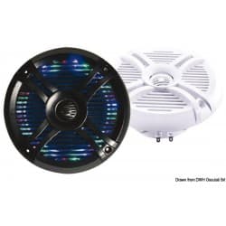 Enceintes deux voies avec LED multicolor programmables