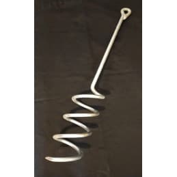 Ancre spirale en acier galvanisée à chaud