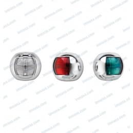 Feu de navigation LED inox tribord/bâbord inférieur à 12m