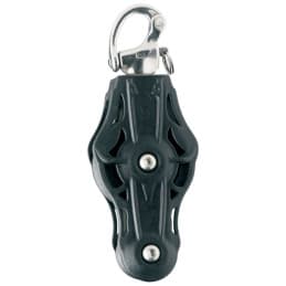 Poulie à billes violon - Émerillon mousqueton de drisse