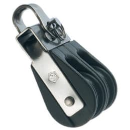 Poulie sans billes double - Réa 25