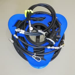 Ensemble narguilé seul : Compresseur + tuyau de narguilé + détendeur + manomètre facial