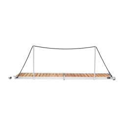 Passerelle LEGERE pliable avec Teck/Iroko SWI-TEC