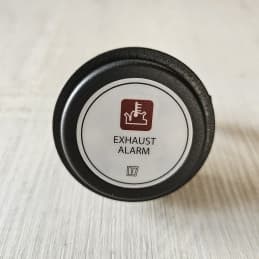 Indicateur d'alarme de température d'echappement 12 V - noir