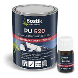 Mastic PU 520 + durcisseur / Spécial structures gonflables - BOSTIK