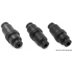 Prise volante Culversterns étanche en caoutchouc avec contacts en laiton