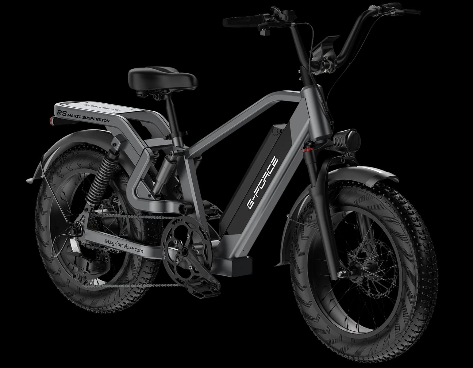 VTT électrique G-FORCE RS - 48 V 15,6 Ah (748 Wh) 72-96 km