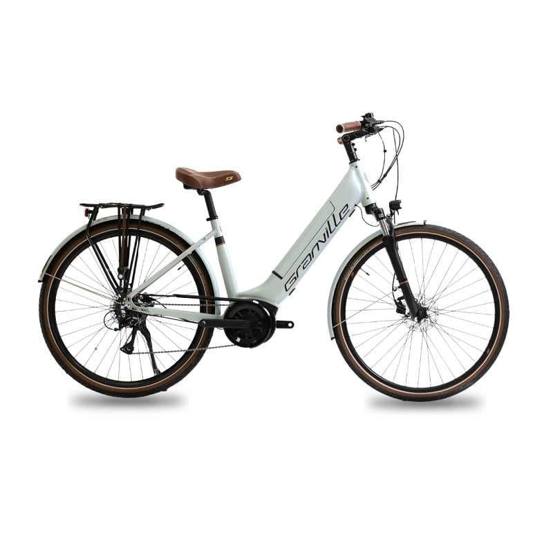 Vélo électrique ville Granville E-Integrated 30 plus 400Wh - Siver mat