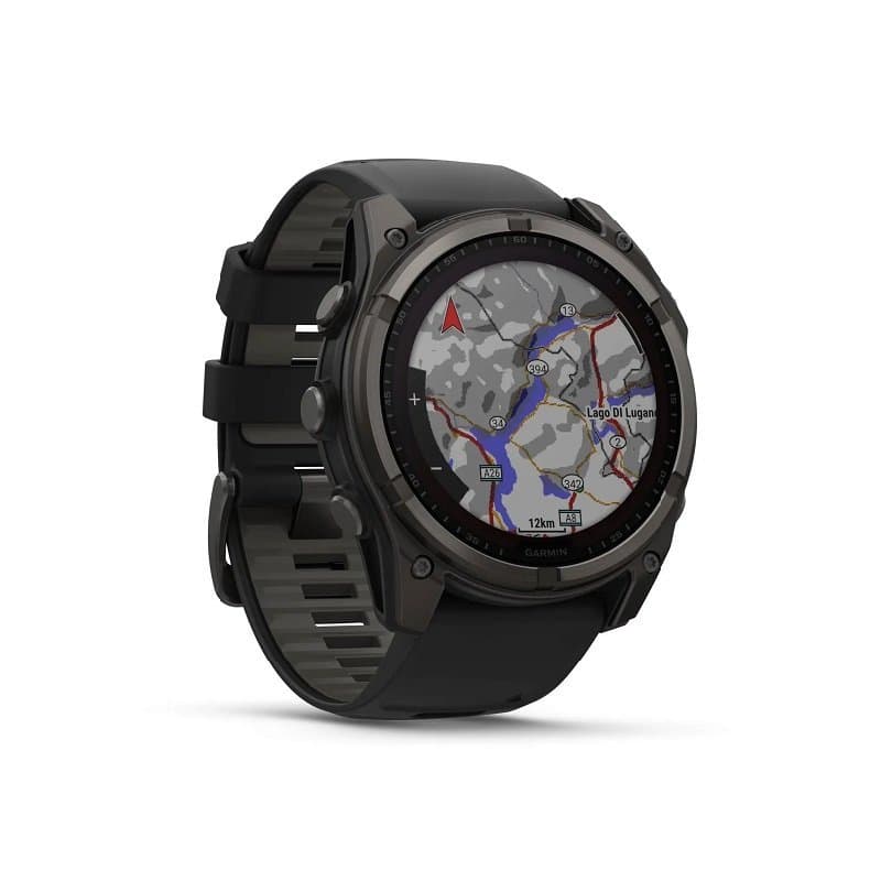 Montre Garmin Fenix 8 Solar Sapphire Titane 51mm - 47 mm , Noir