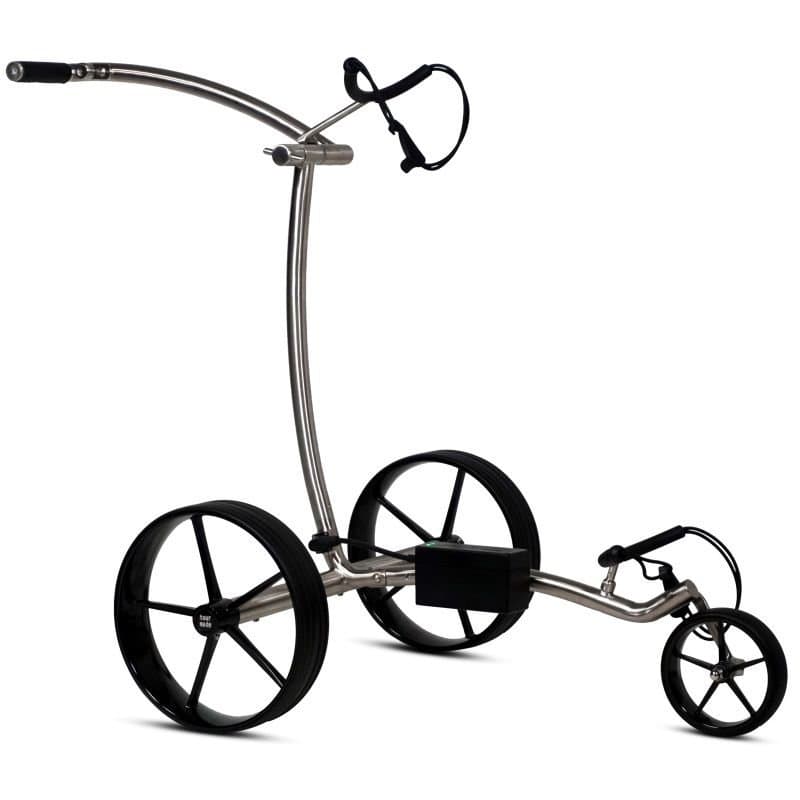 Tour Made Haicaddy HC9S Chariot de golf électrique cadre incurvé brossé - Noir