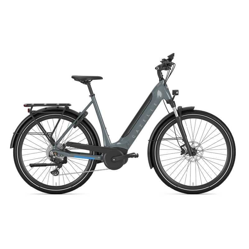 VTC électrique Gazelle Ultimate T10 - Bas , 500 Wh , Gris