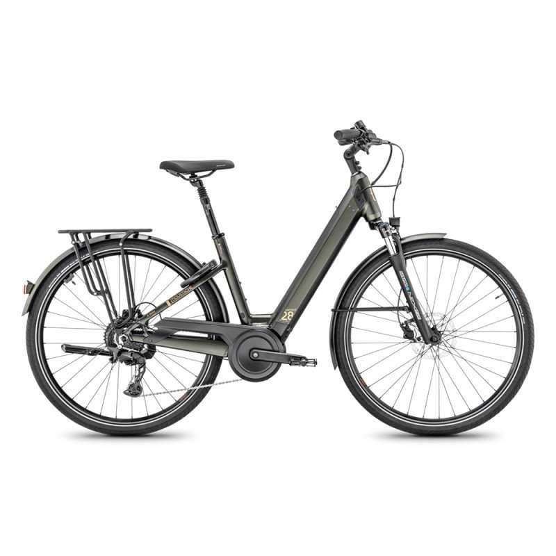 VTC électrique Moustache Samedi 28.4 open - Vert , 500 Wh