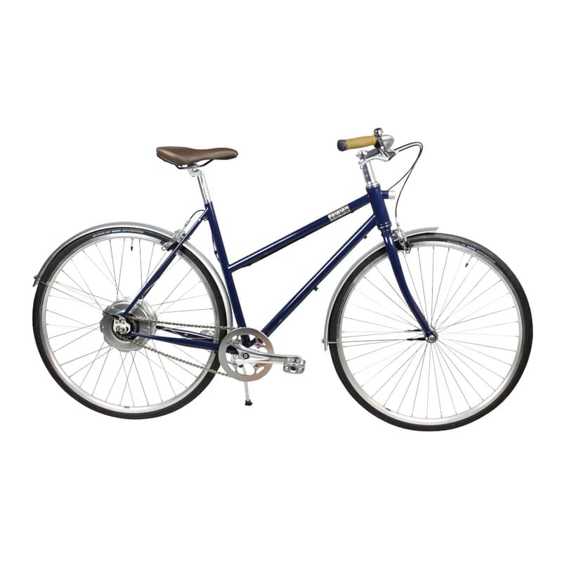 Vélo électrique 1886 Cycles Hybride Collection Confort - Bleu