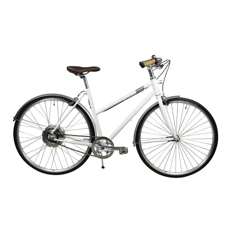 Vélo électrique 1886 Cycles Hybride Collection Confort - Blanc