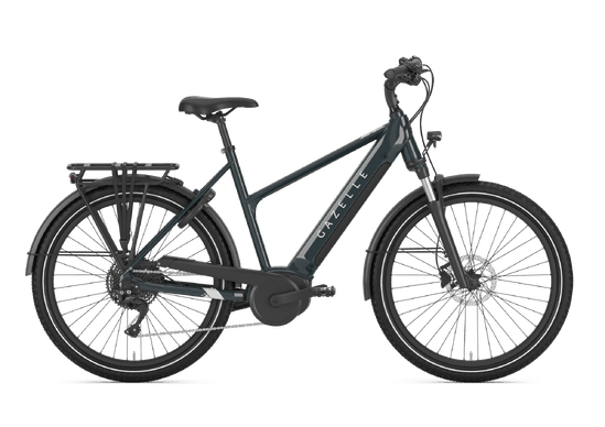 Vélo électrique Gazelle MEDEO T10 HMB Édition - Trapèze , 625 Wh , Pine green brillant