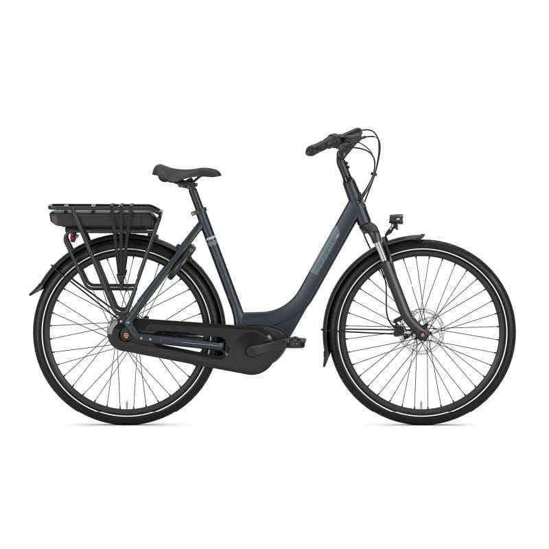 Vélo électrique Gazelle Paris C7 - Bas , 400 Wh , Bleu foncé