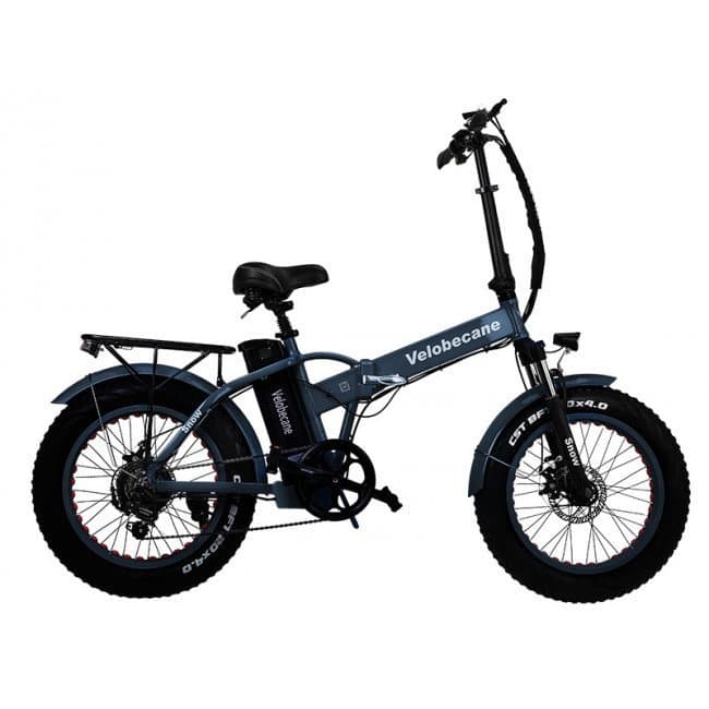 Velo electrique fatbike pliant Velobecane Snow - 360Wh (36v 10Ah) , Bleu