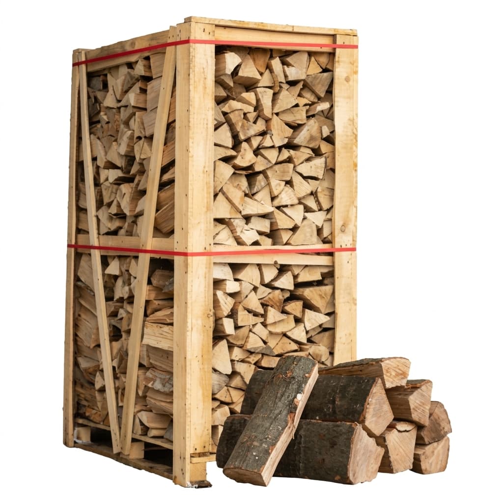 Chauffe au Bois — Bûches 40 cm chêne blanc, hêtre, charme 2 palettes