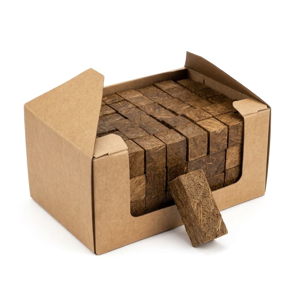 Chauffe au Bois — Allume-feux bois compressé + cire naturelle