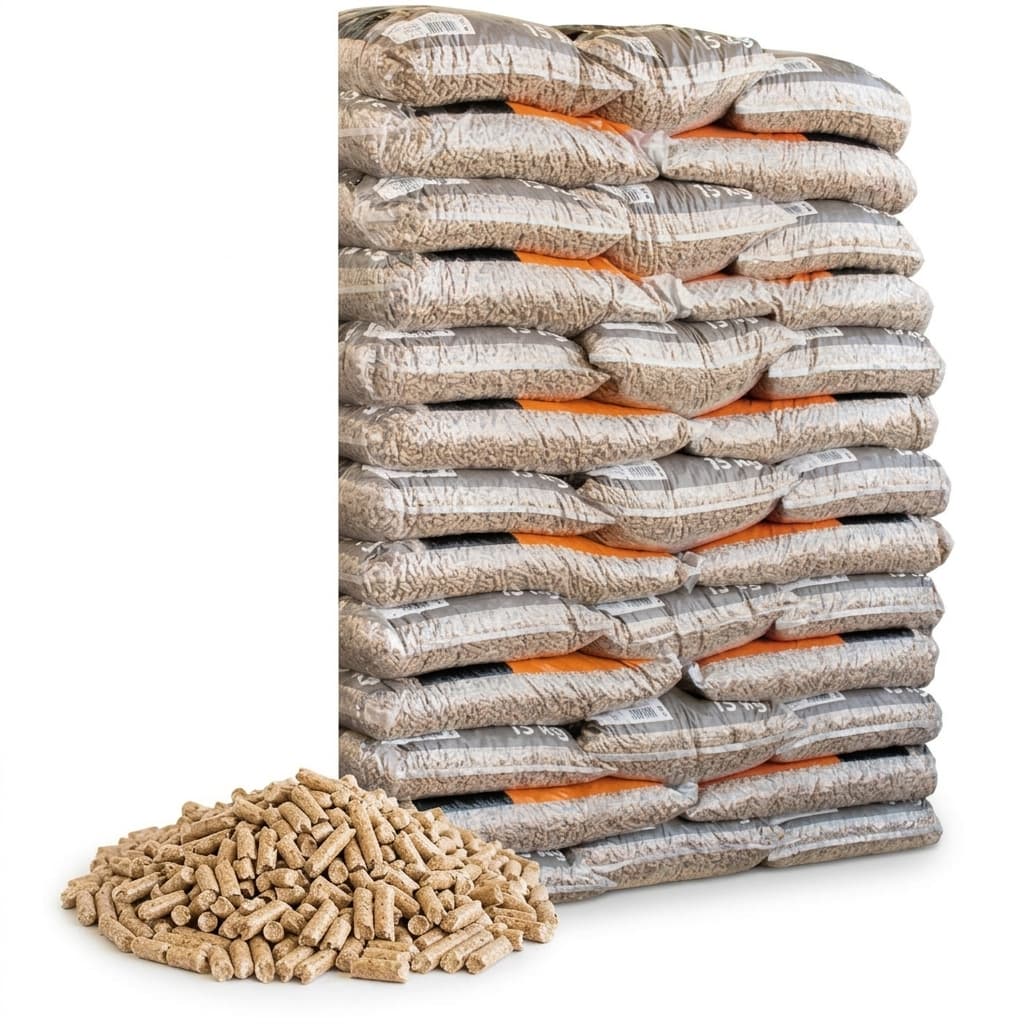 Chauffe au Bois — Granulés de bois HEIZFUXX Gris (Polyvalent)