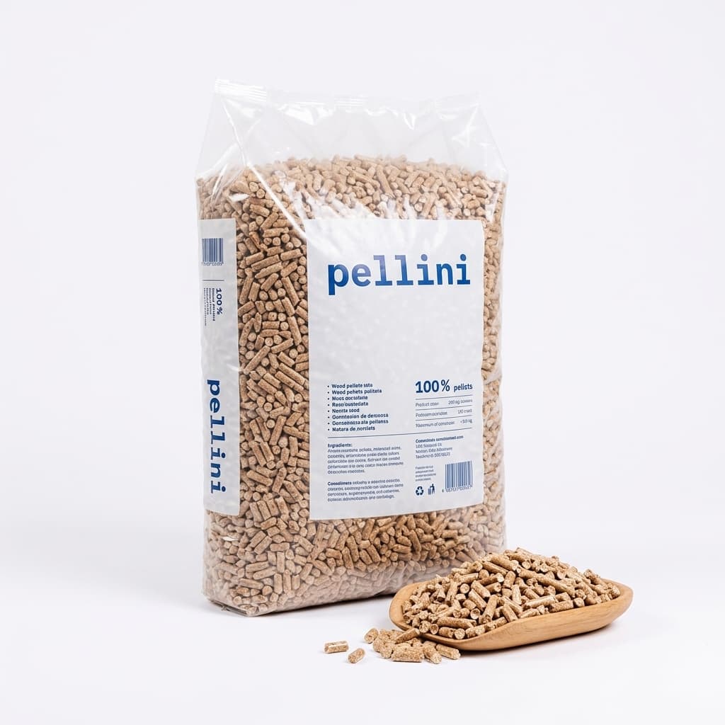 Chauffe au Bois — Granulés de bois Pellini 66 sacs de 10 kg 6 mm