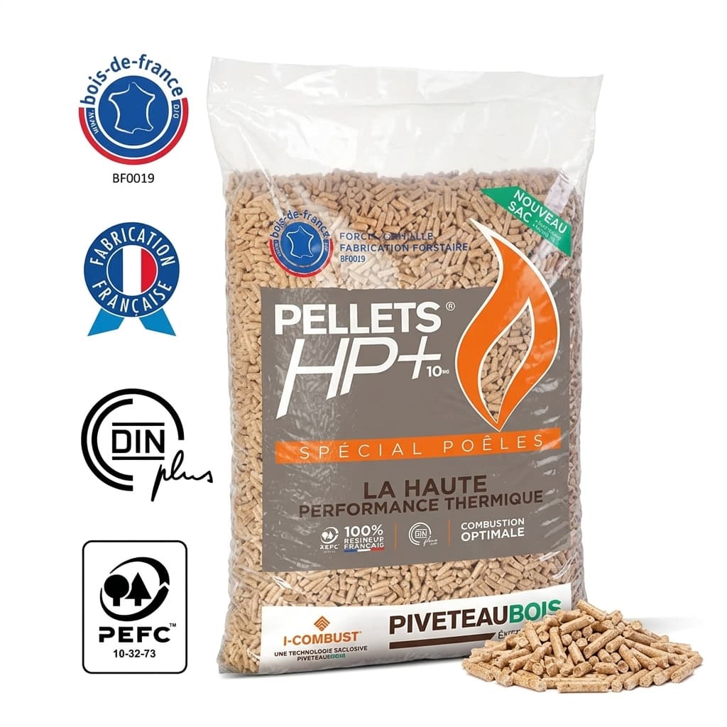 Chauffe au Bois — Granulés de bois Piveteau 72 sacs de 15 kg