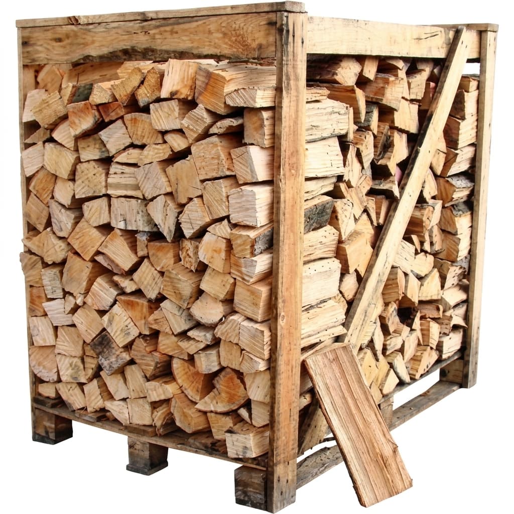 Chauffe au Bois — Bûches 25 cm feuillus durs palette humidité ≤20%