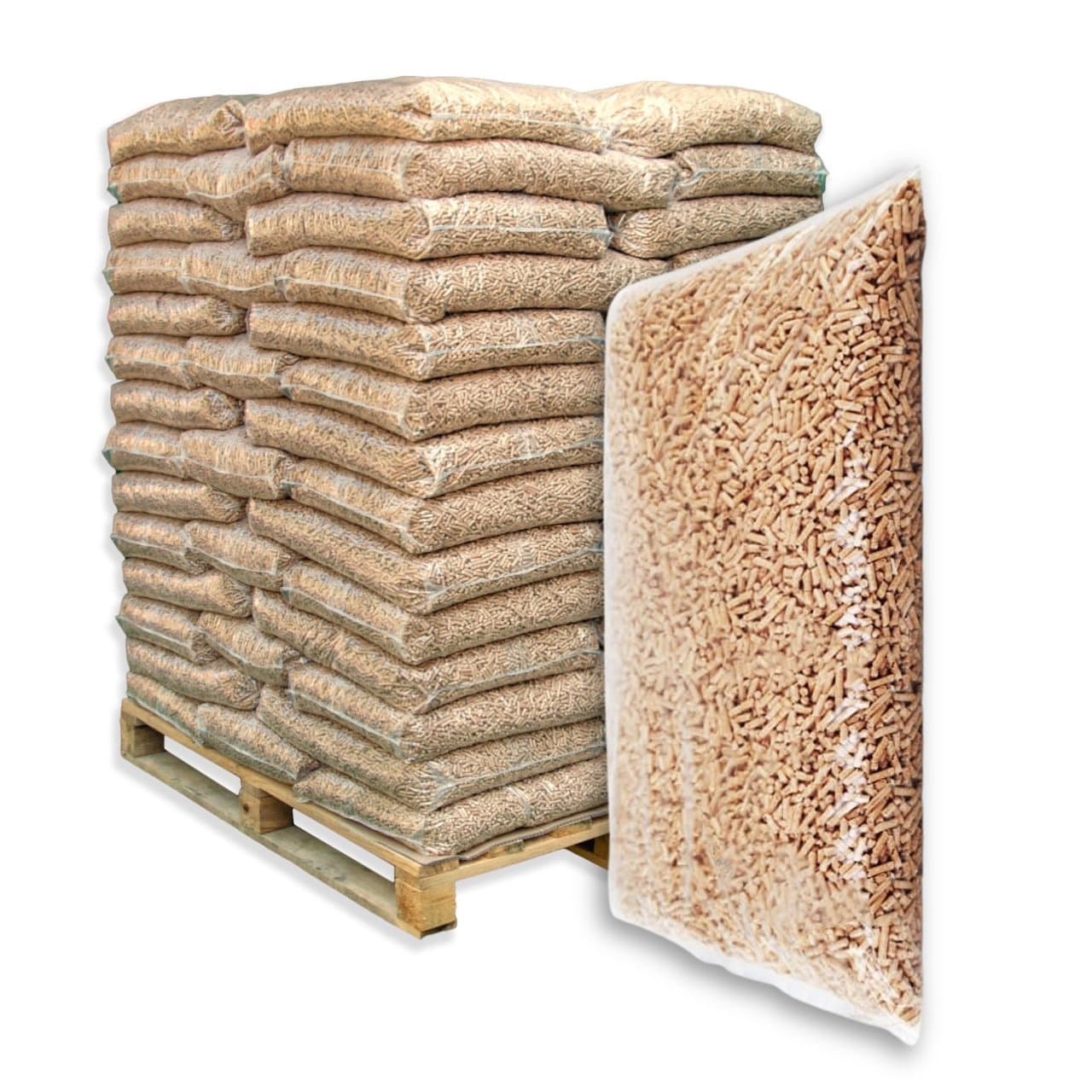 Eco-Holzpellets â Heizwert ĂŒber 4,5 kWh/kg, Asche unter 0,7%