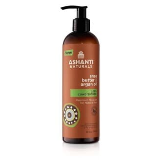 Après-shampoing au beurre de karité et à l'huile d'argan - Ashanti Naturals