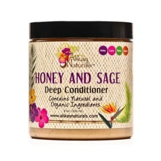 Masque revitalisant intense MIEL & SAUGE 236ml (Deep Conditioner) - Alikay Naturals