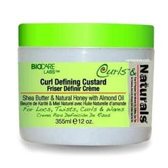 Gel définition boucles KARITE MIEL AMANDE - 340g (CURL DEFINING CUSTARD) - Biocare Curls & Naturals