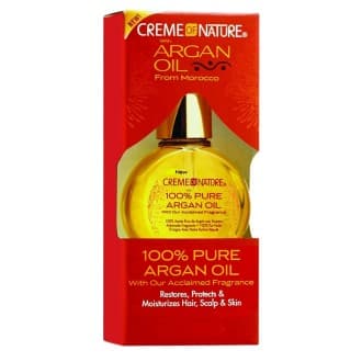 Huile d'Argan pur pour cheveux 100 % Bio - Creme Of Nature