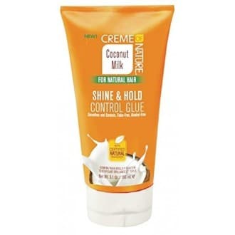 Gel hydratant pour cheveux (Coconut Milk Shine & Hold Control Glue) - Creme of Nature