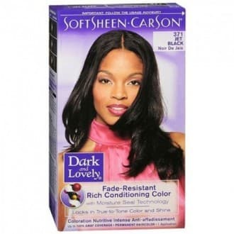 Coloration permanente Noir (Hair Dye Jet Blk) - Dark & Lovely