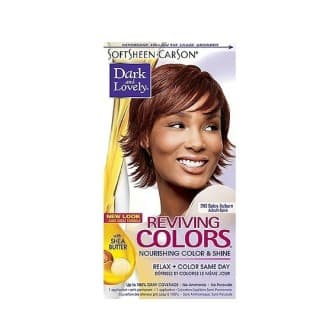 Dark and Lovely: Coloration capillaire Reviving - Enrichie en huiles hydratantes - Couleur 393 - Auburn épicé