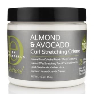 CRĂME POUR CHEVEUX BOUCLĂS - NATURAL CURL STRETCHING CREAM |ALMOND & AVOCADO