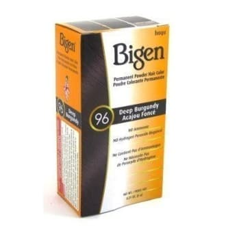 Teinture pour les cheveux Deep Burgandy (96) - Acajou foncé - Bigen