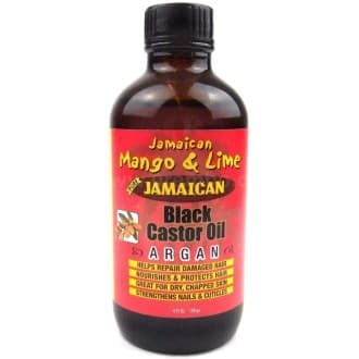 Huile de ricin Noir (Black Castor Oil et Huile d'Argan) - Jamaican Mango and Lime