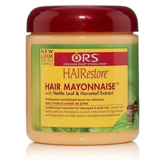 Mayonnaise Traitement Capillaire Revitalisant pour Cheveux Abimés - Organic Roots 454 g