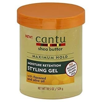 Gel Coiffant à l'huile de Lin et Olive (Flaxseed and Olive Oil) - Cantu